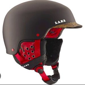 Burton Black and Red Women's Helmet